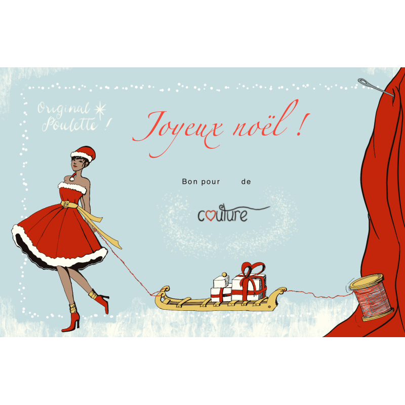 Bon cadeau - Cours de couture Débutant - Niveau 2 - 58€
